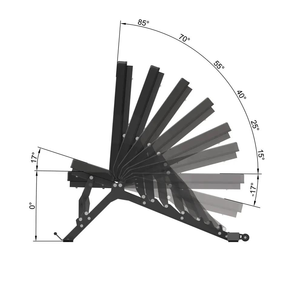 Toorx Verstelbare Trainingsbank Pro WBX-400 - Detail
