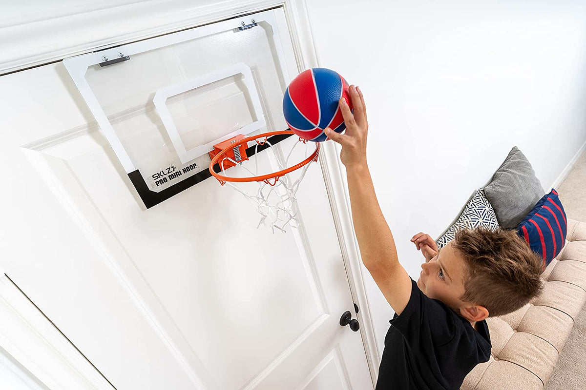 SKLZ Pro Mini Hoop Swish Foam Ball - Rood / Blauw - Detail