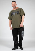 Gorilla Wear Classic Work Out Top - Legergroen - Detail