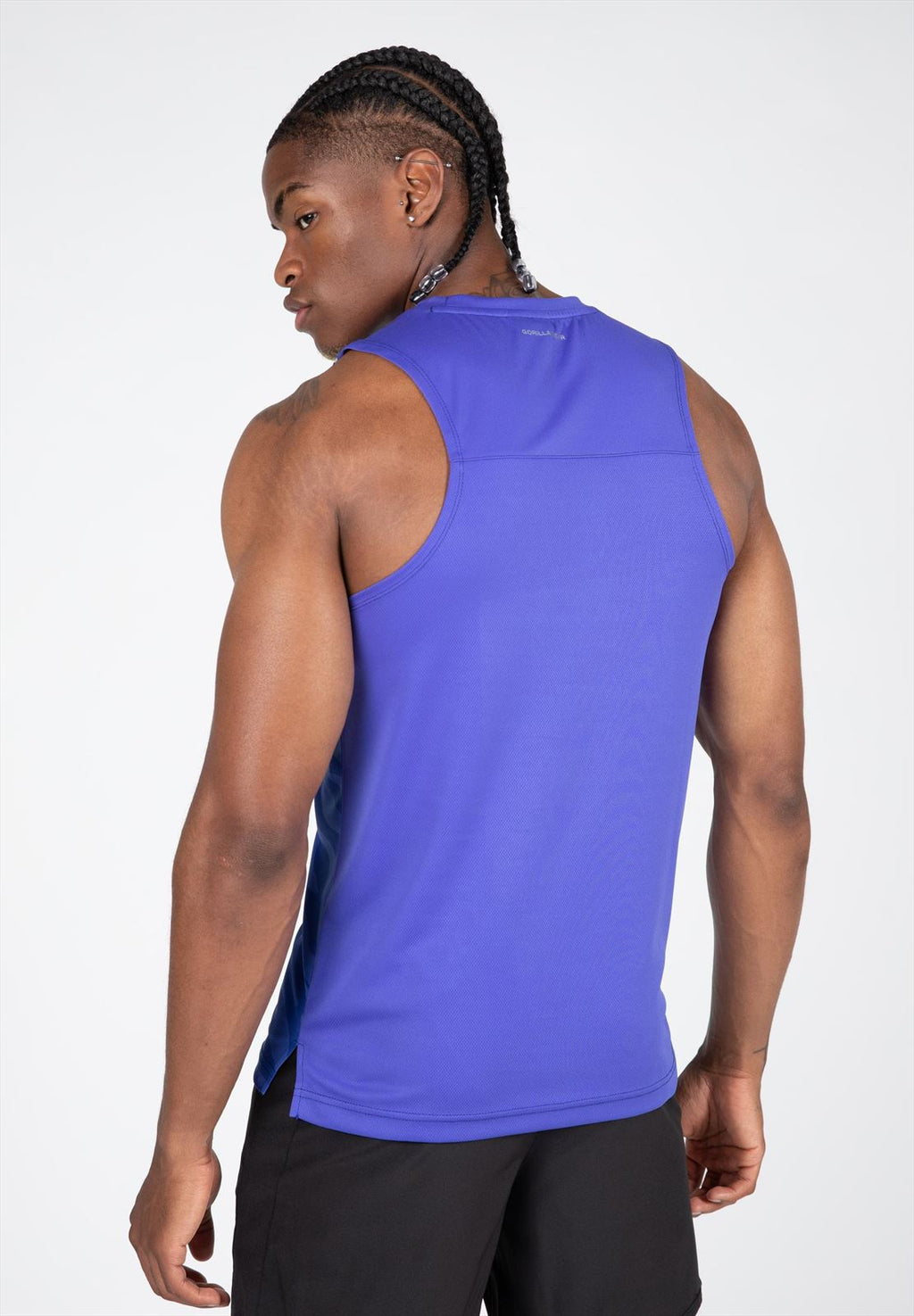 Gorilla Wear Washington Tank Top - Blauw - Detail