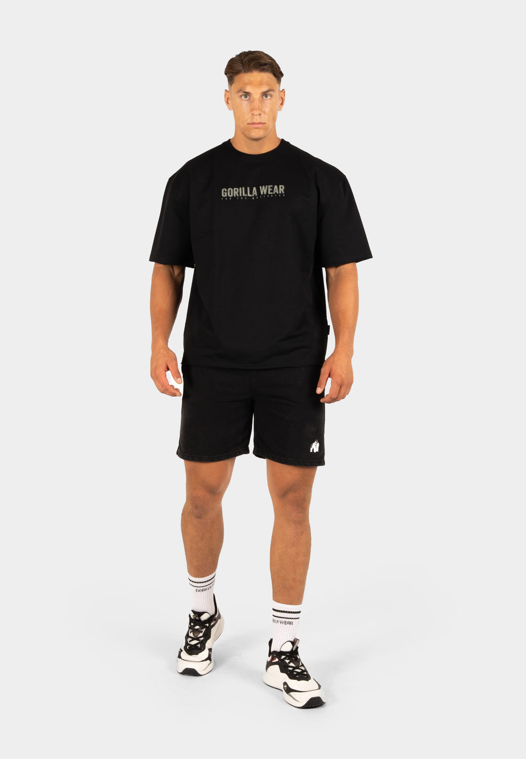 Gorilla Wear Callaway Oversized T-shirt - Zwart - Detail
