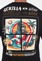 Gorilla Wear Santa Cruz T-shirt - Zwart - Detail