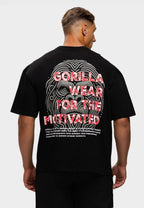 Gorilla Wear Macon Oversized T-shirt - Zwart - Detail
