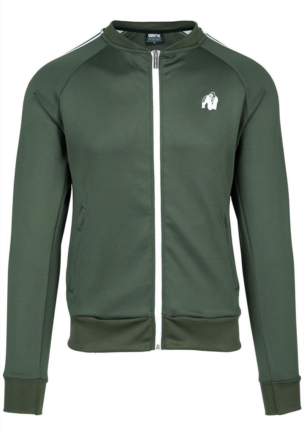 Gorilla Wear Riverside Trainingsjas - Groen - Detail