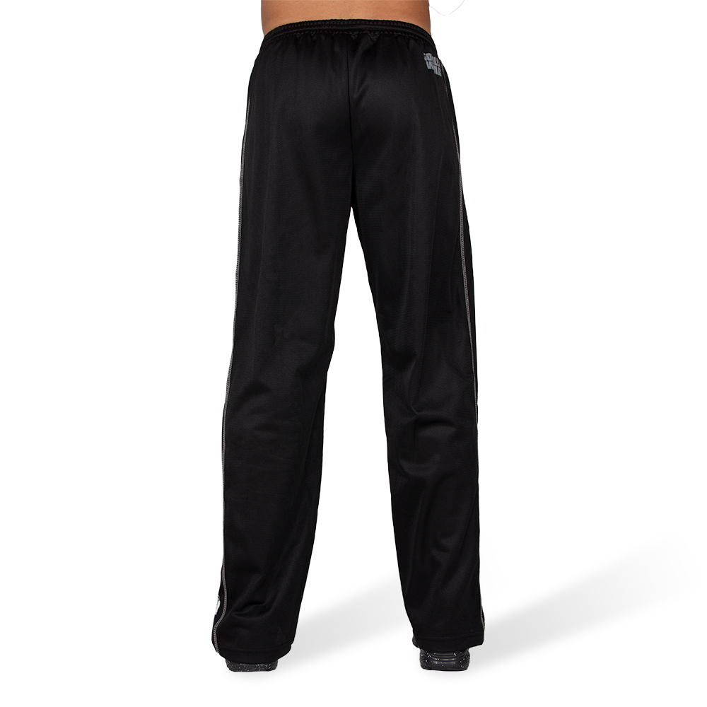 Gorilla Wear Functional Mesh Trainingsbroek - Zwart/Wit - Detail