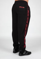 Gorilla Wear Buffalo Old School Trainingsbroek - Zwart/Rood - Detail