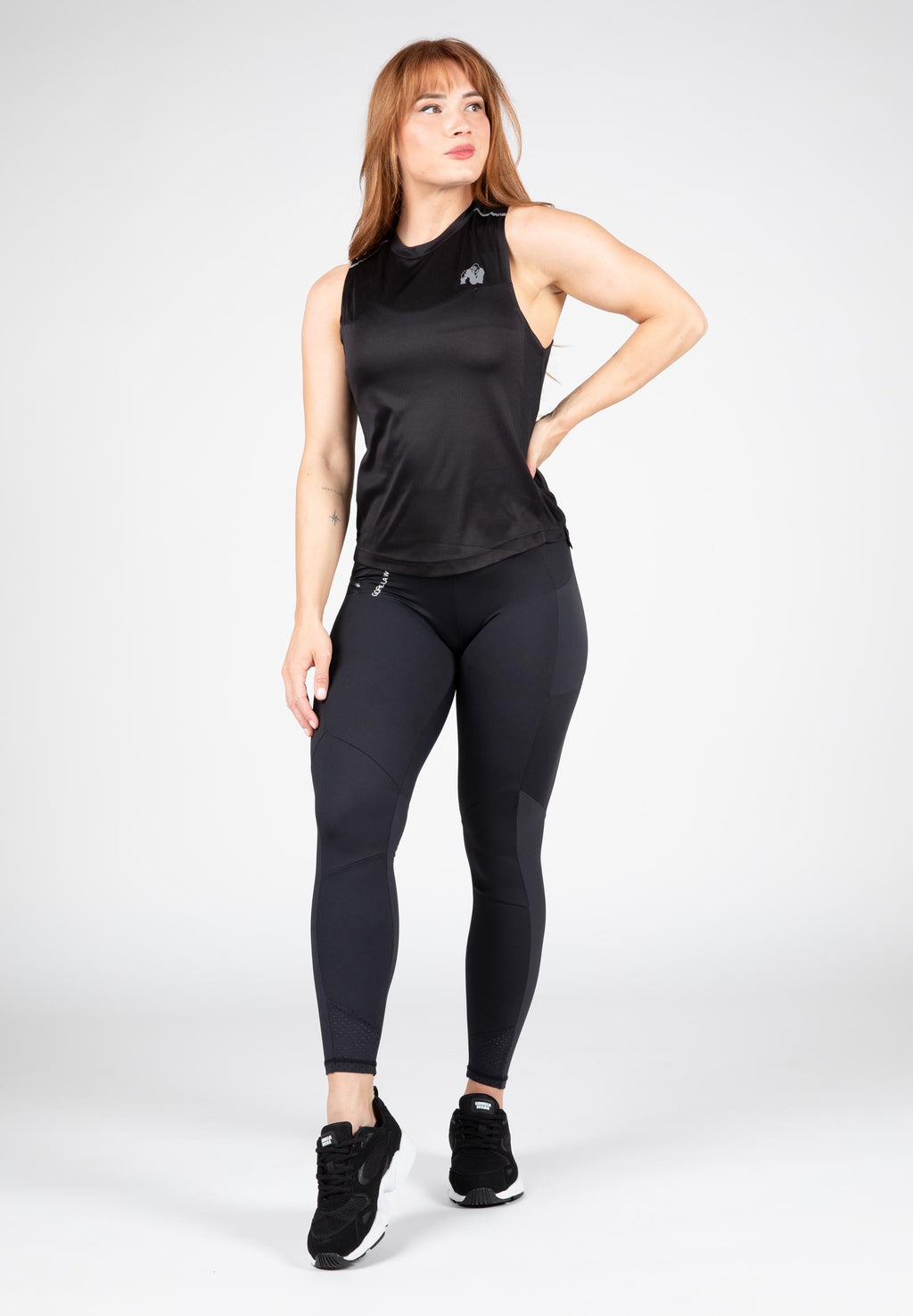 Gorilla Wear Raleigh Tank Top - Zwart - Detail