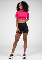 Gorilla Wear Whitney Seamless Crop Top - Roze - Detail