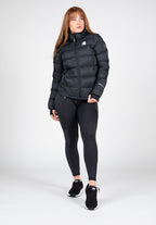 Gorilla Wear Rachel Puffer Jas - Zwart - Detail