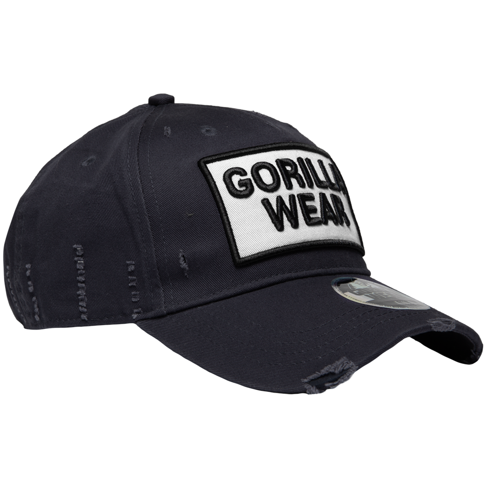 Gorilla Wear Harrison Pet - Zwart/Wit - Detail