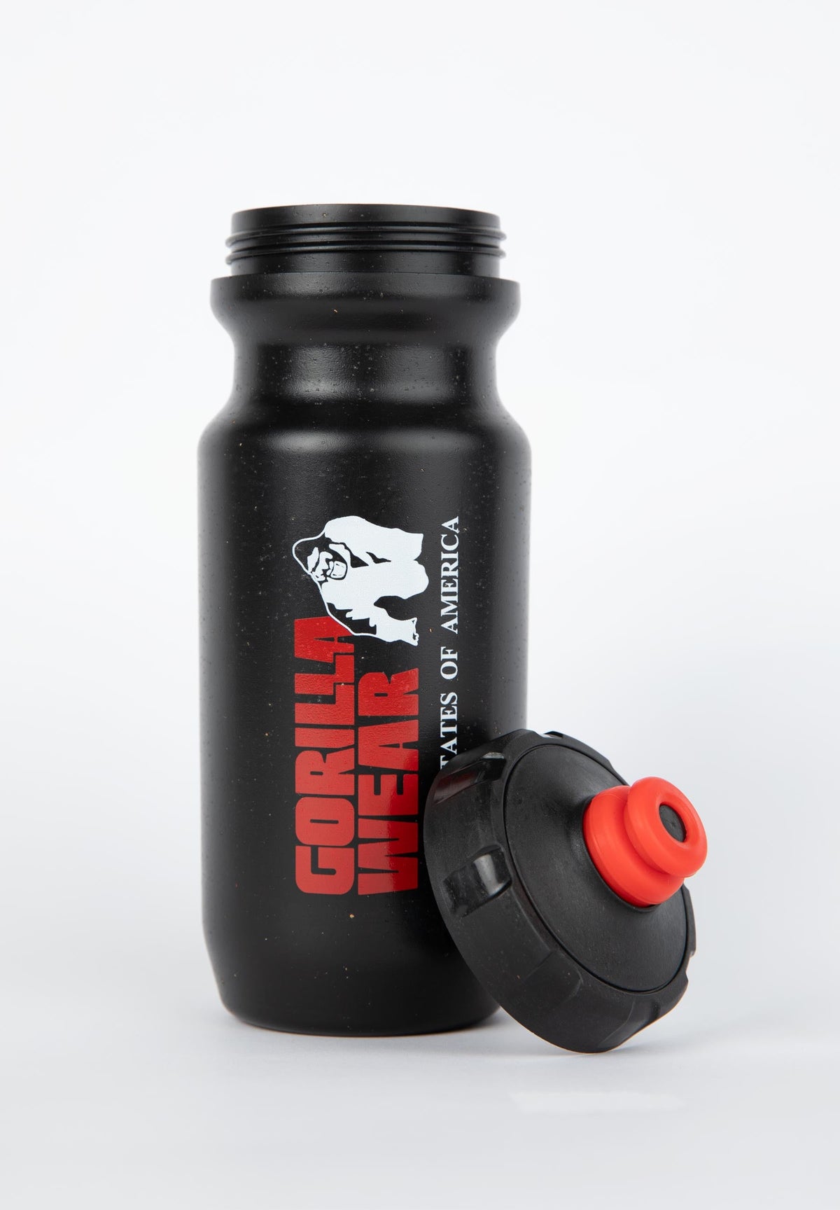 Gorilla Wear Sustainable Grip Bidon - 500 ml - Zwart - Detail