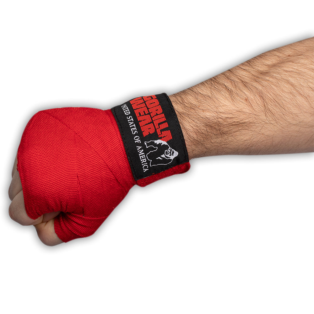 Gorilla Wear Boksbandages - Rood - Detail