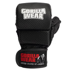 Gorilla Wear Ely MMA Bokshandschoenen - Zwart/Wit - Detail