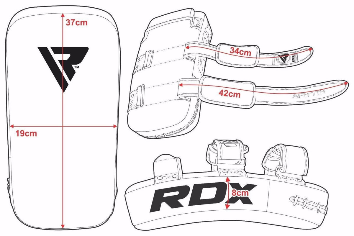 RDX Sports Stootkussen - Thai Kick Pad - Blauw - Detail