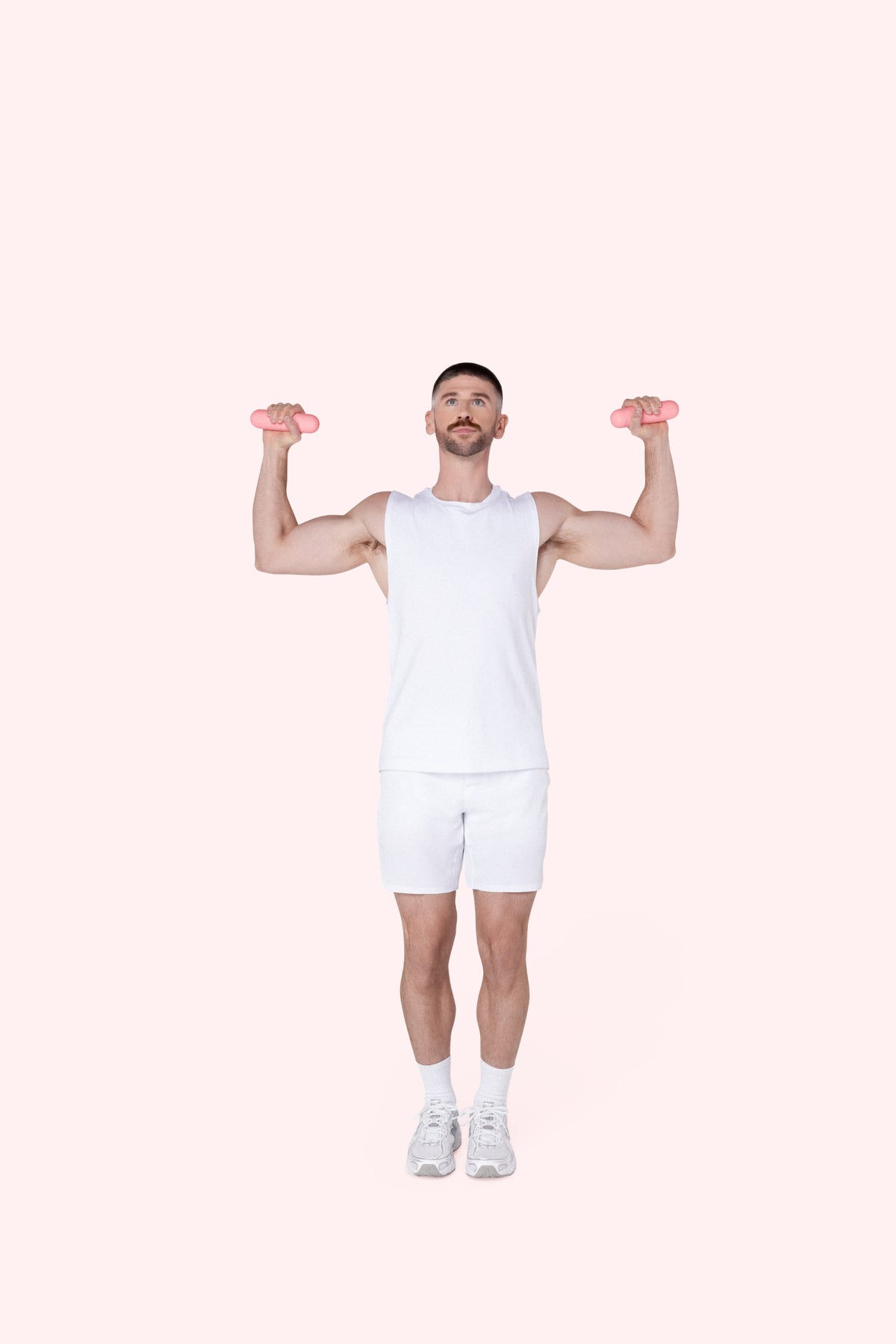 Bala Bars Dumbbells - 2 x 1 kg - Blush/Roze - Detail