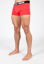 Gorilla Wear Boxershorts 3-Pack - Grijs/Blauw/Rood - Detail