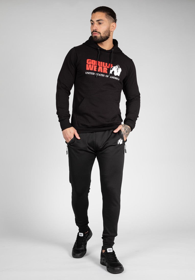 Gorilla Wear Classic Hoodie - Zwart - Detail