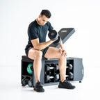 Lifemaxx Ronde PU Dumbbell Set - 2 x 4 kg - Detail