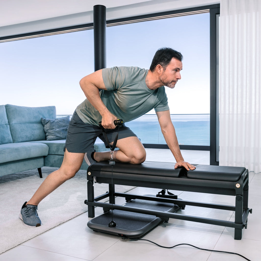 Flow Fitness DSG200i met Perform Fitnessbank - Smart Home Gym - Krachtstation - Detail