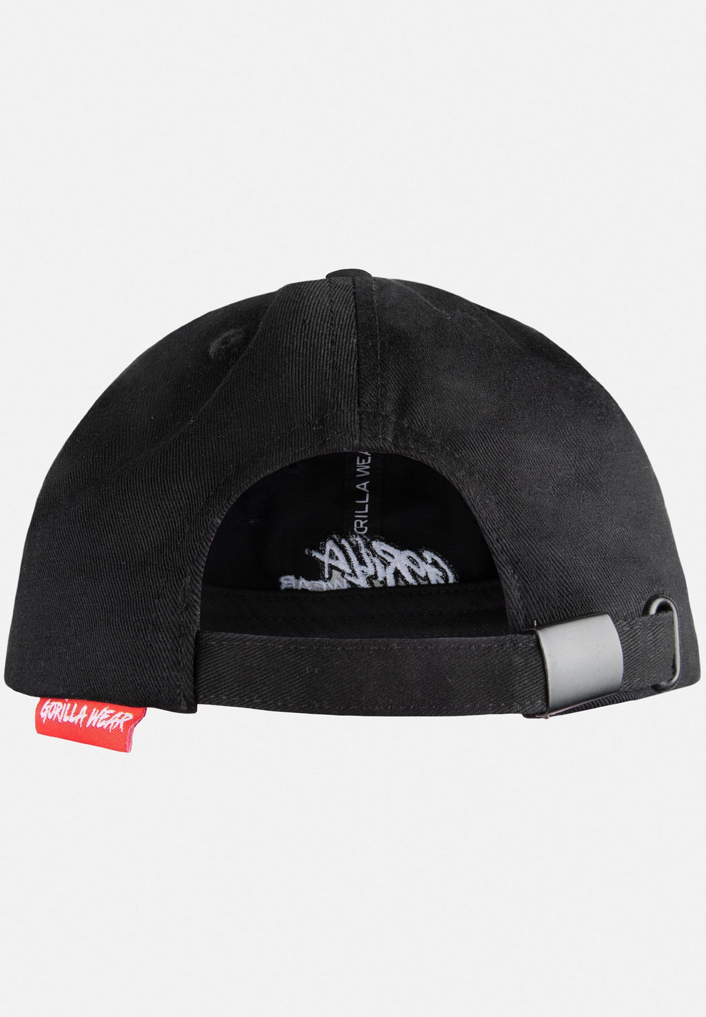 Gorilla Wear Galway Distressed Cap - Pet - Zwart - Detail