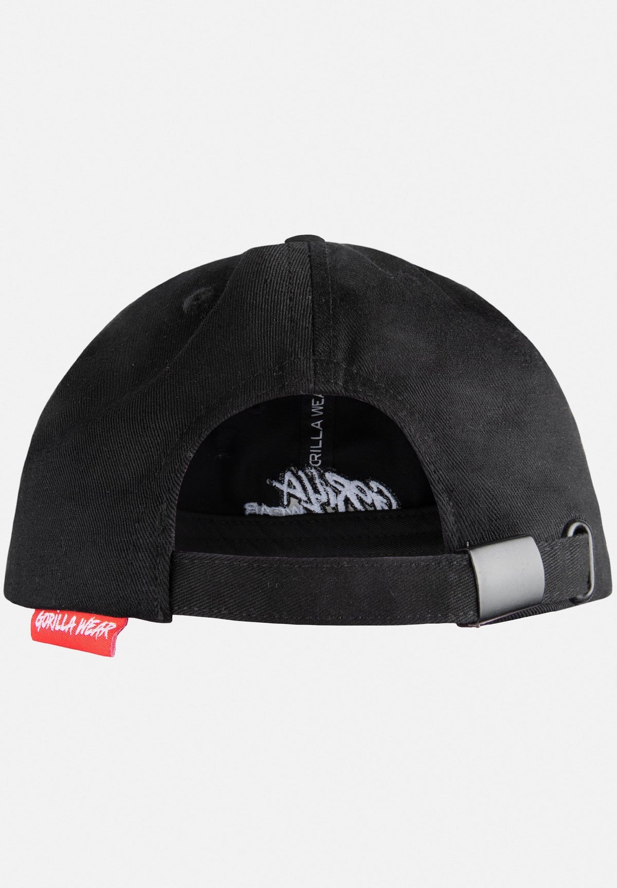 Gorilla Wear Galway Distressed Cap - Pet - Zwart - Detail