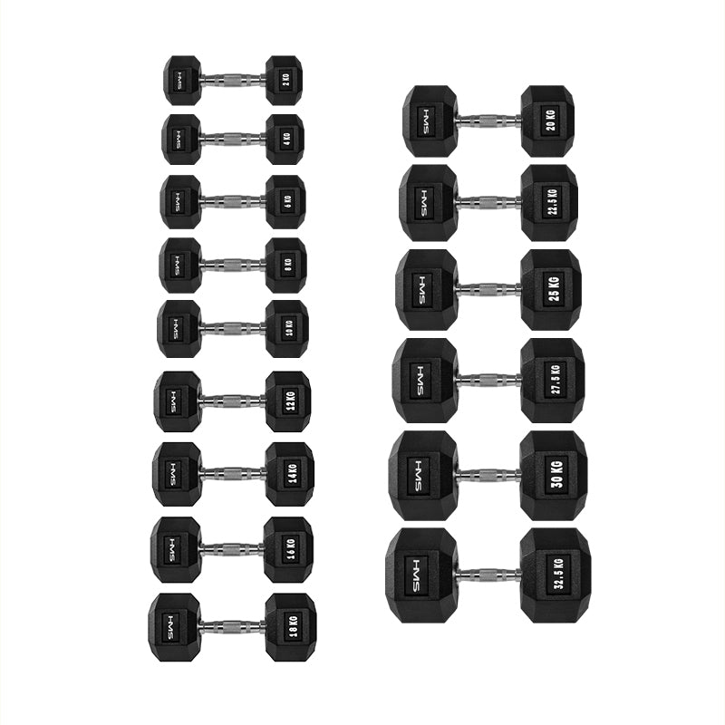 HMS Hexa Pro Dumbbell - 10 kg - Detail
