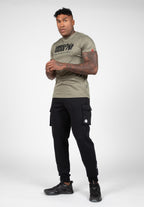 Gorilla Wear Hudson Cargo Joggingbroek - Zwart - Detail