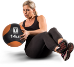 Body-Solid Medicine Ball - Medicijnbal - Blauw - 4,5 kg - Detail