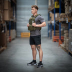 Lifemaxx Crossmaxx Tactical Vest - Gewichtsvest - Groen - Detail