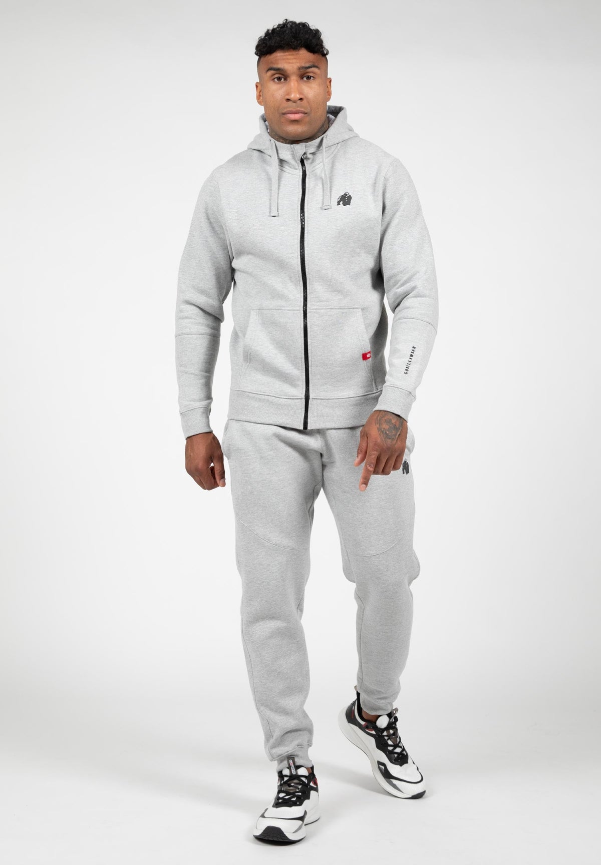 Gorilla Wear Leon Joggingbroek - Grijs - Detail