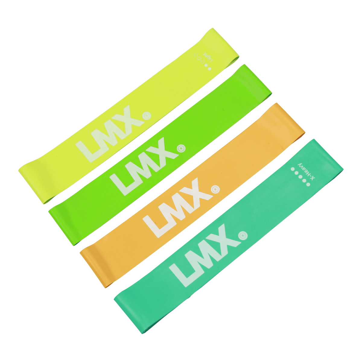 Lifemaxx LMX Mini Weerstandsband - Sterk - Blauw - 10 stuks - Detail