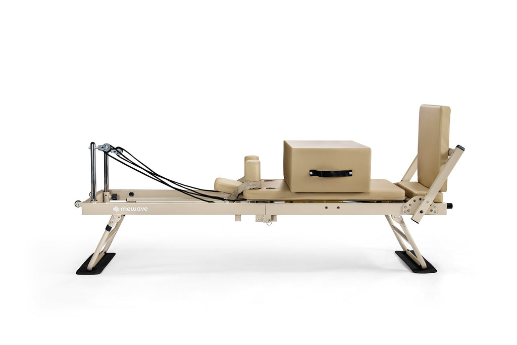 Mewave Pilates Box voor Reformer Pro - Beige - Detail