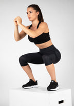 Gorilla Wear Monroe Cropped Legging - Zwart - Detail