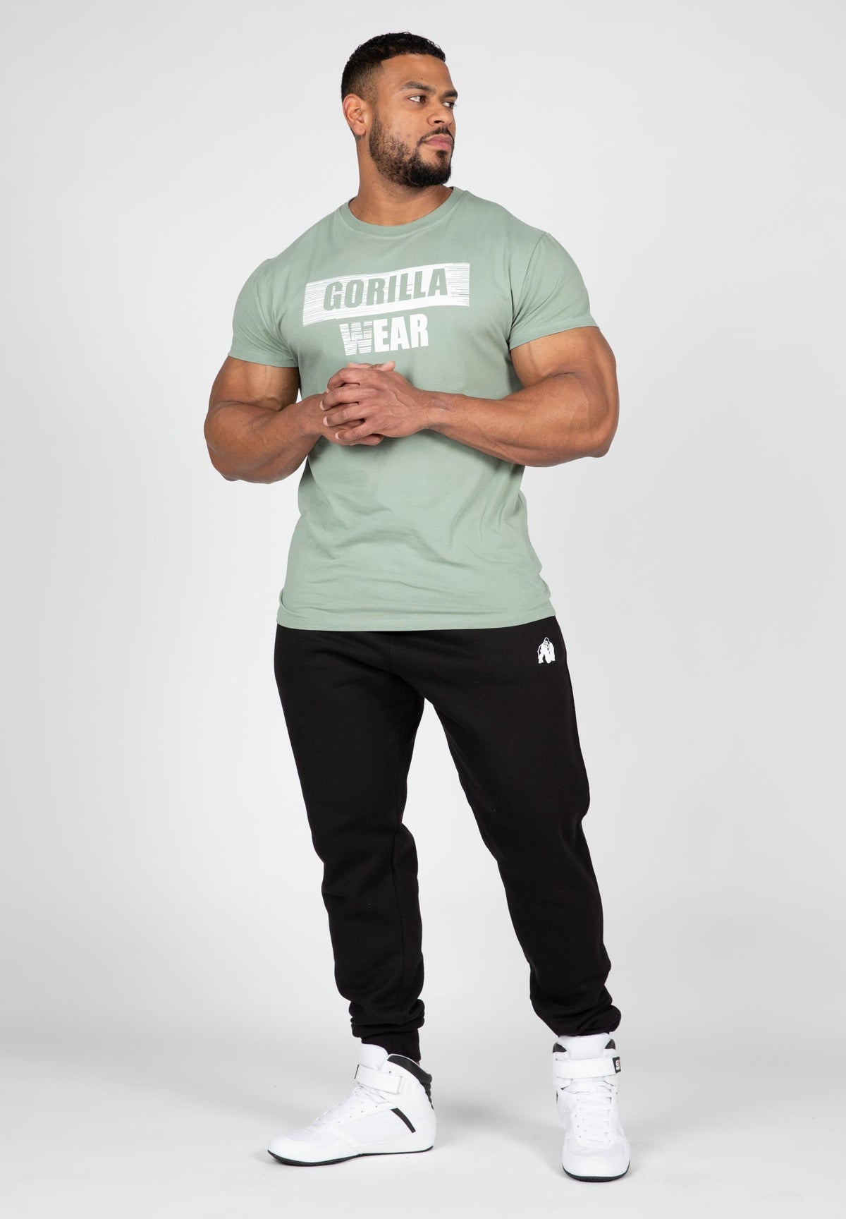 Gorilla Wear Murray T-shirt - Groen - Detail