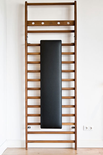 Nohrd WallBar Schuine Trainingsbank voor Wallbar - Zwart Leer - Detail