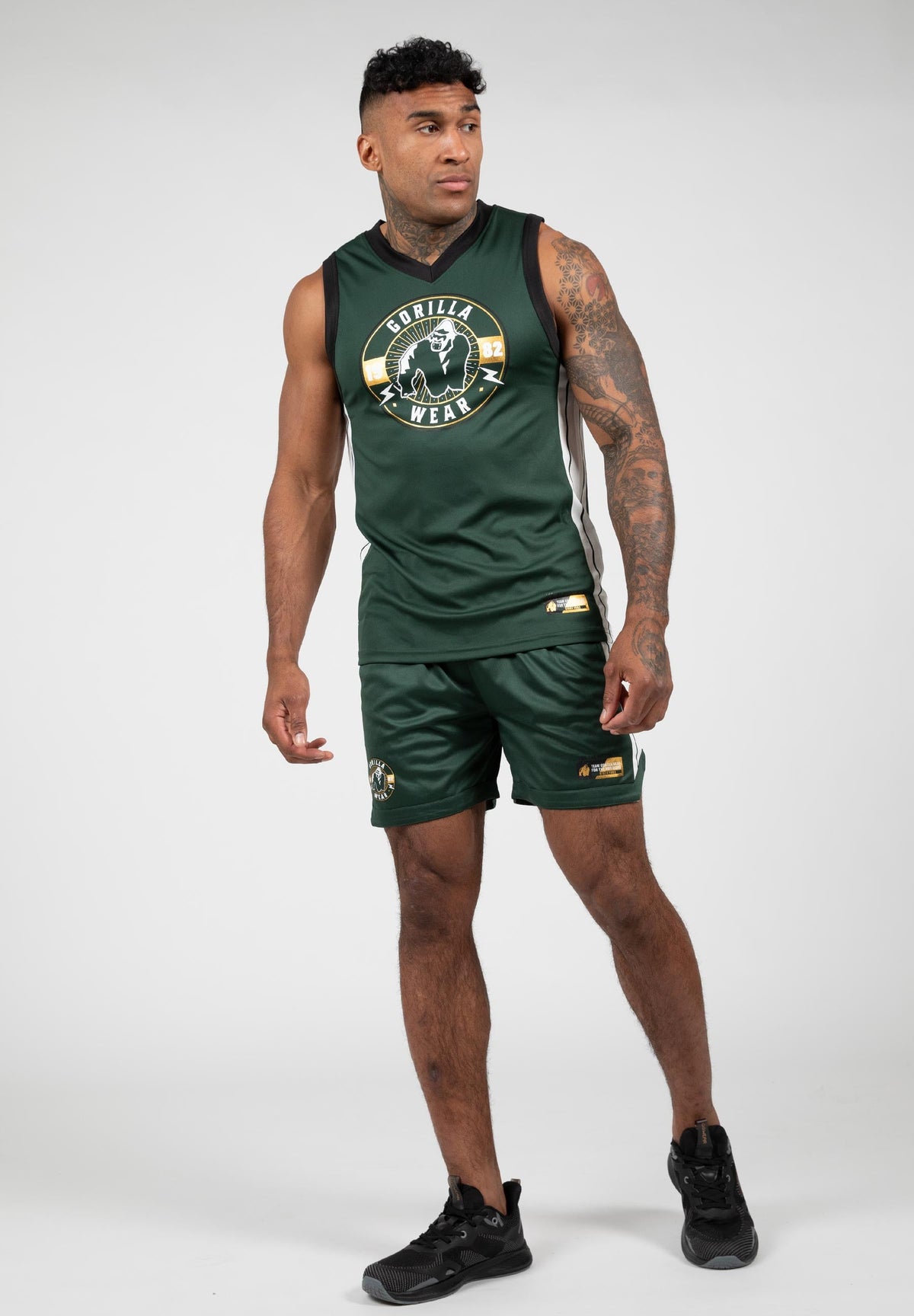 Gorilla Wear Orlando Tank Top - Groen - Detail