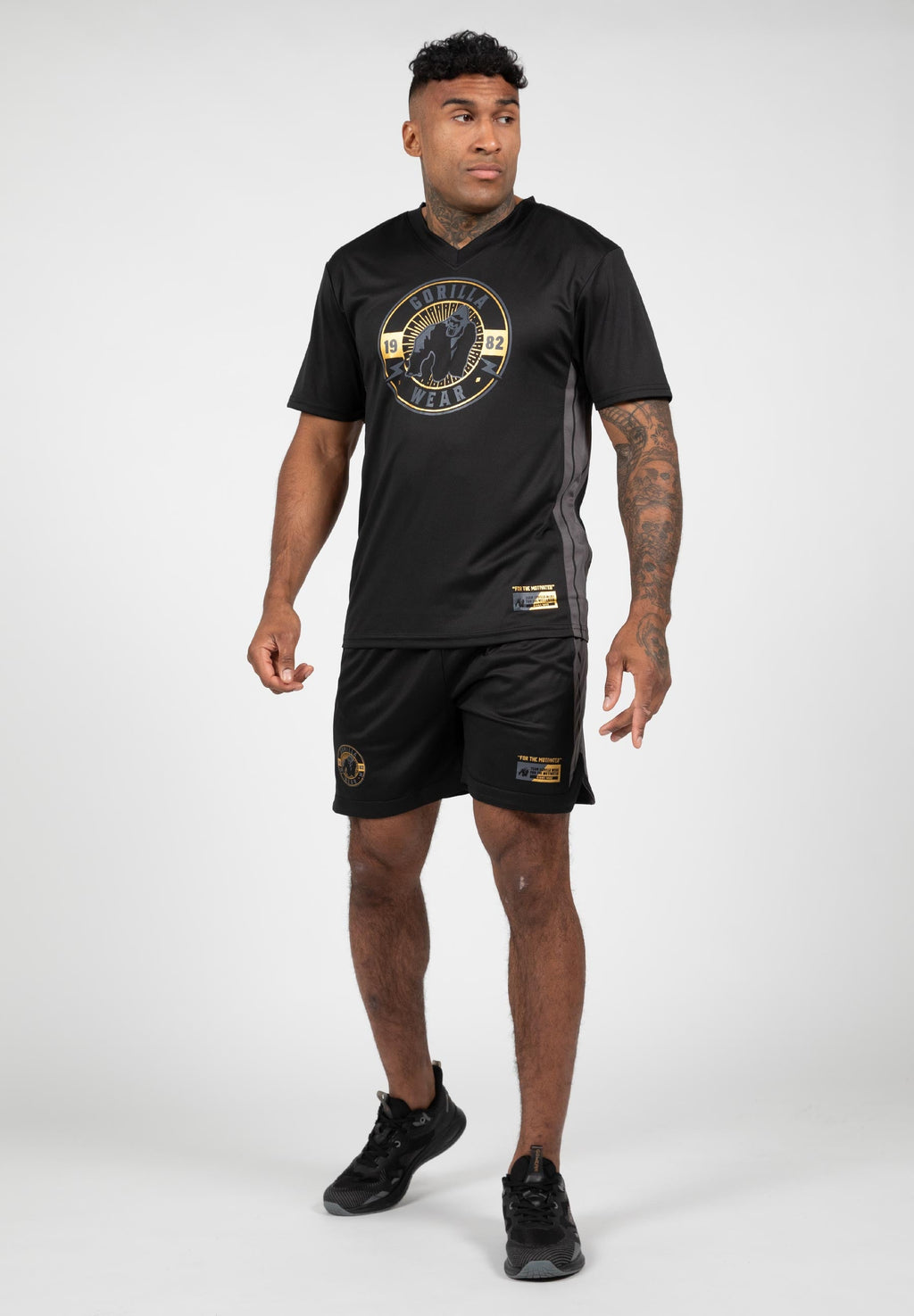 Gorilla Wear Orlando Shorts - Zwart - Detail