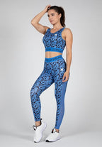 Gorilla Wear Osseo Legging - Blauw - Detail