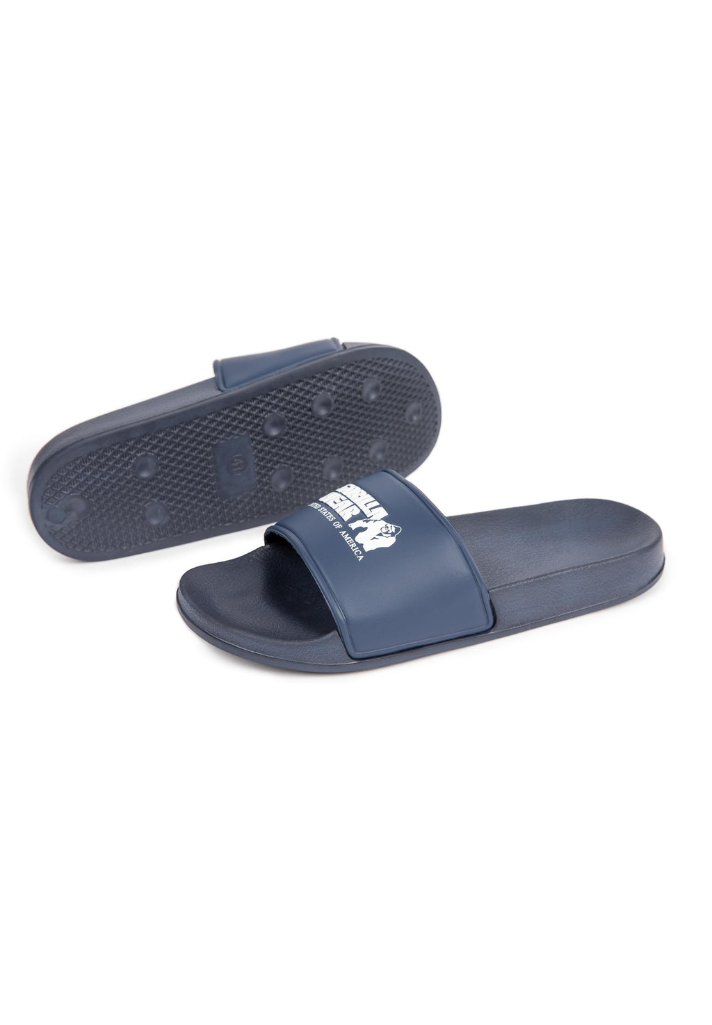 Gorilla Wear Pasco Badslippers - Marineblauw - Detail