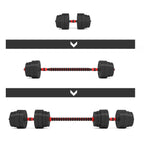 HMS Verstelbare Halter en Dumbbell Set - 40 kg - Detail