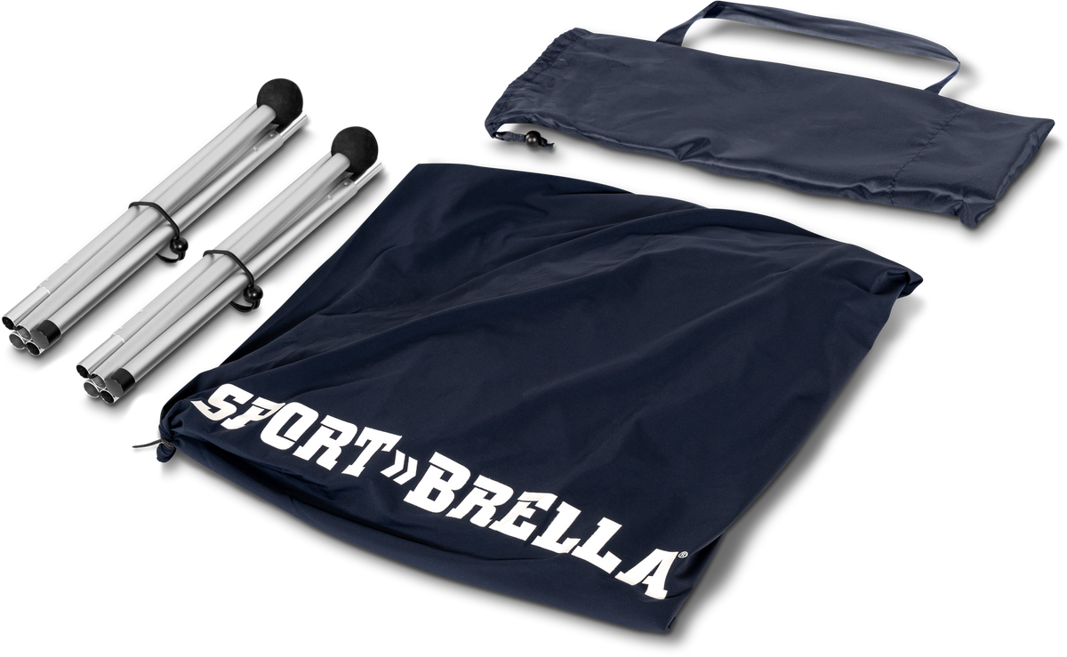 Sport-Brella Solbreeze Zonnescherm - Open Strandtent - Blauw - Detail