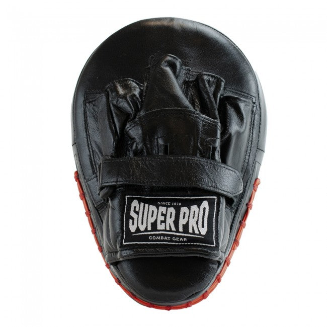 Super Pro Flat Hook and Jab Lederen Handpads - Detail