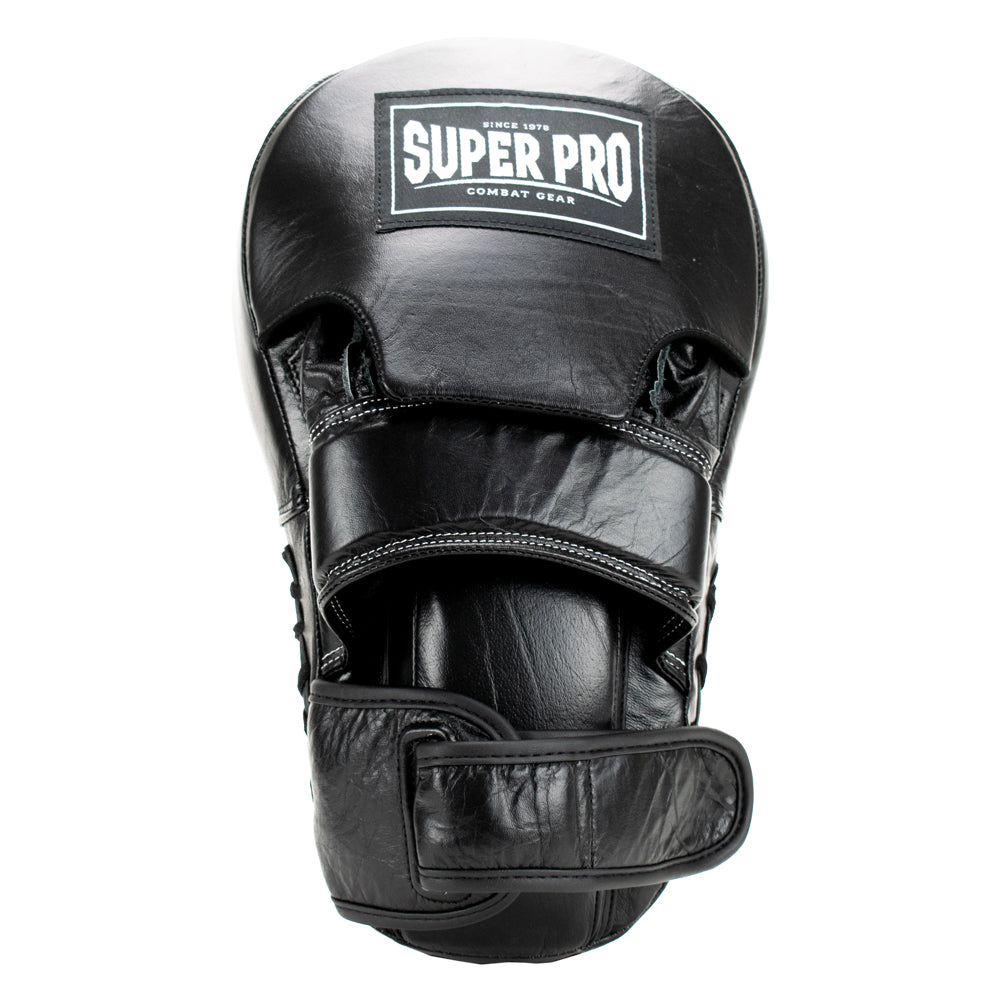 Super Pro Combat Gear Focus Lederen Handpads - Extra lang - Detail