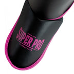 Super Pro Kids Scheenbeschermers Leopard - Zwart/Roze - Detail