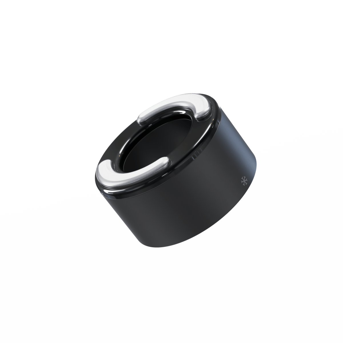 Therabody TheraFace Hot & Cold Rings - Zwart - Detail