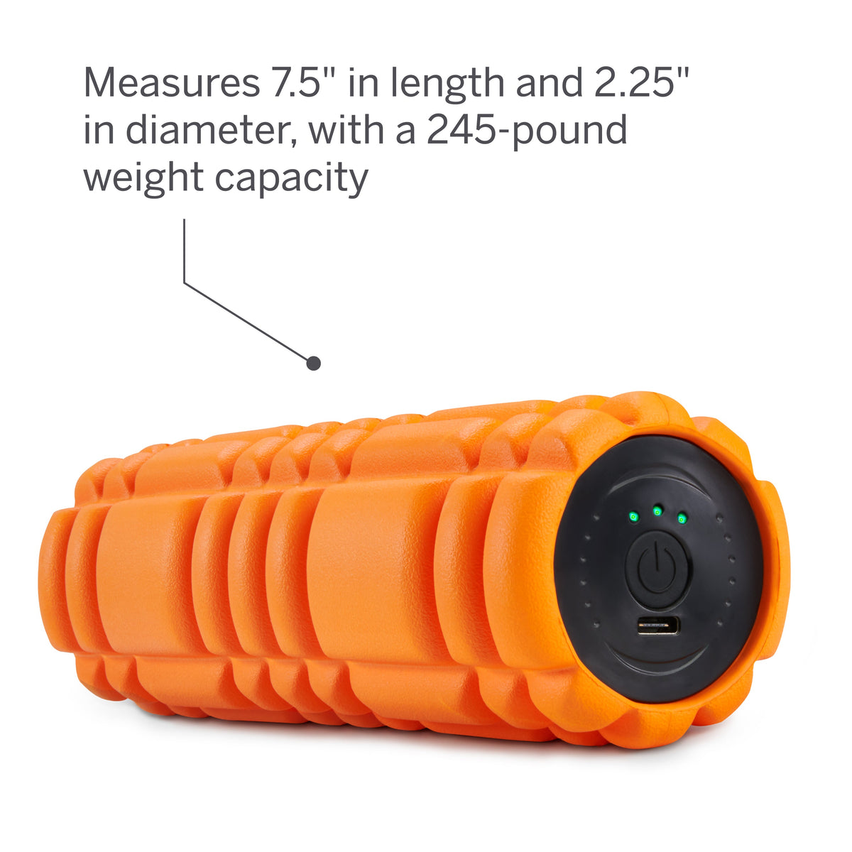 Triggerpoint Nano Vibe Foam Roller met Vibratie - Detail