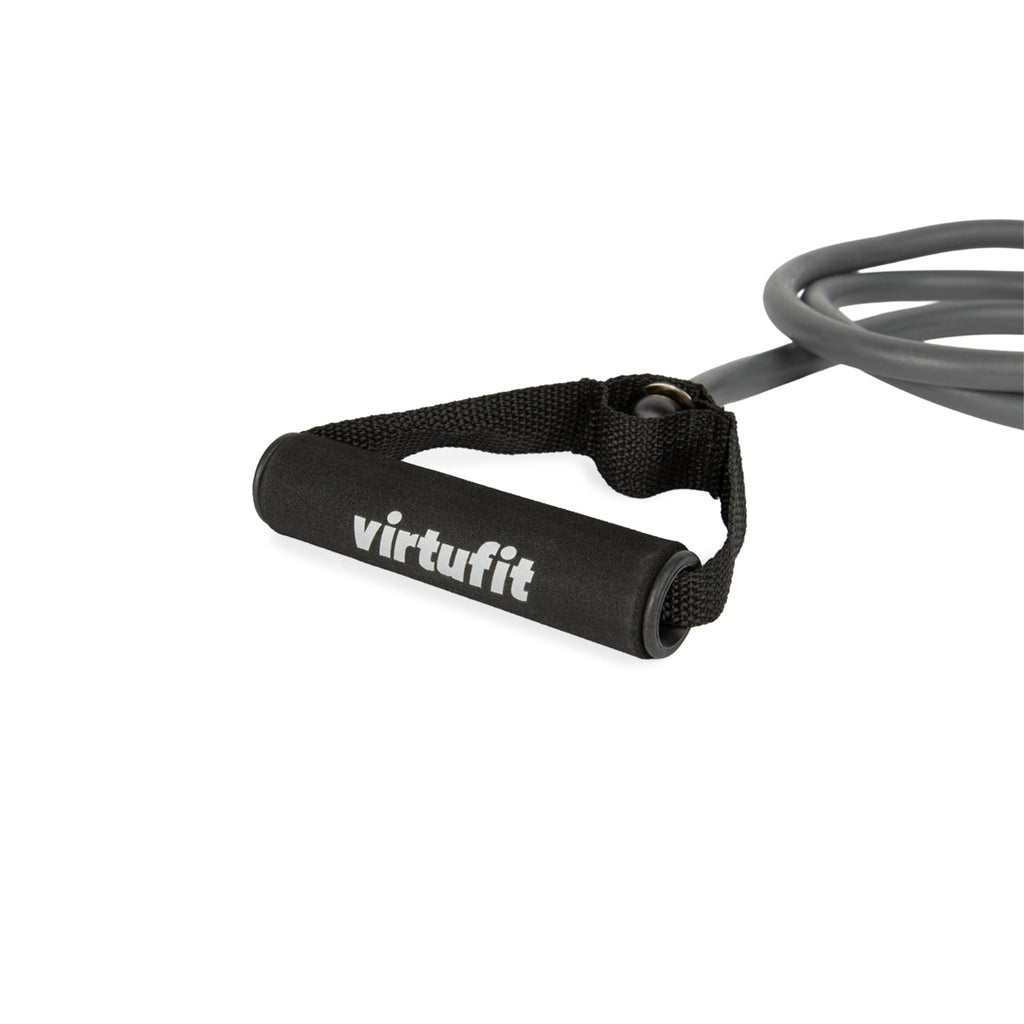 VirtuFit Weerstandskabel - Fitness Elastiek - Met Handvat - Medium - Detail