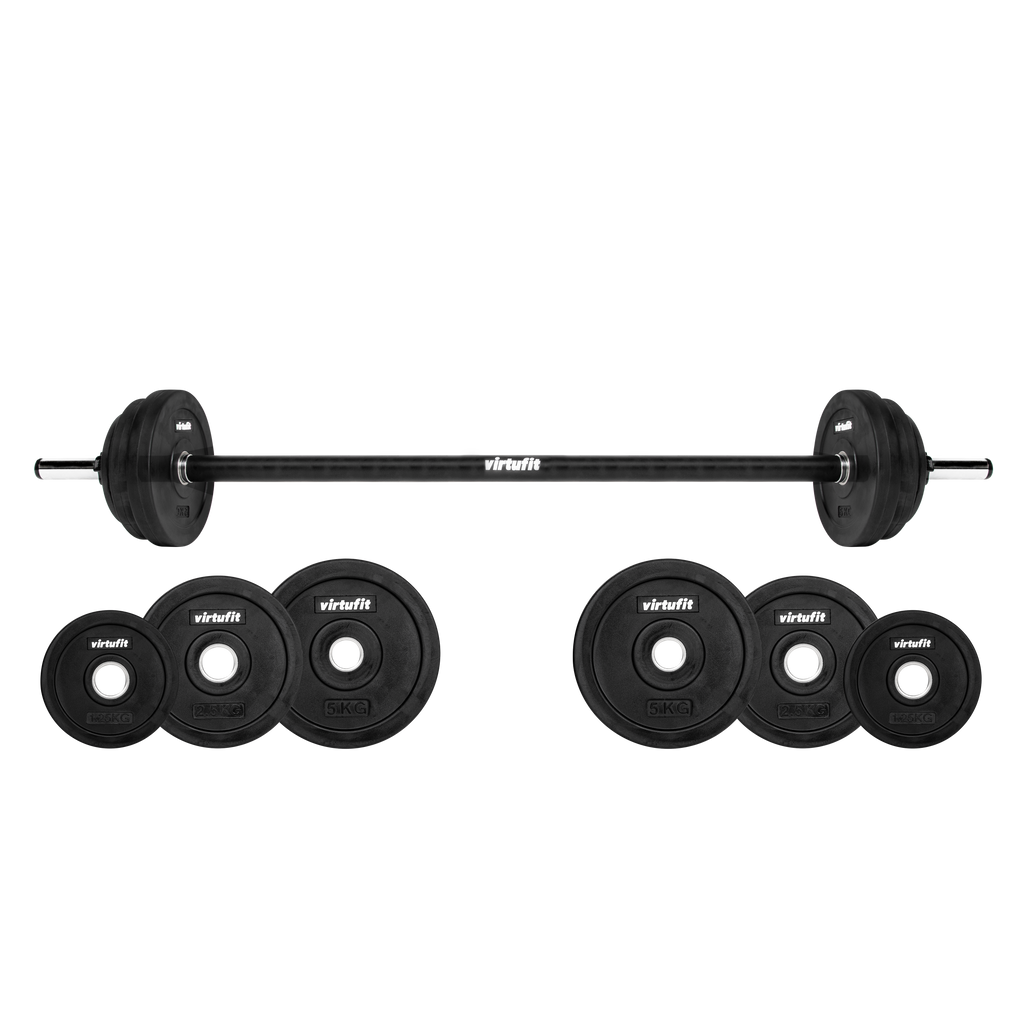 VirtuFit Aerobic Pump Set Pro Rubber - 20 kg - Detail