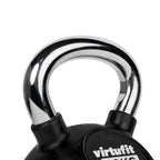 VirtuFit Kettlebell - Rubber/Chroom - 32 kg - Detail