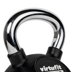 VirtuFit Kettlebell - Rubber/Chroom - 6 kg - Detail